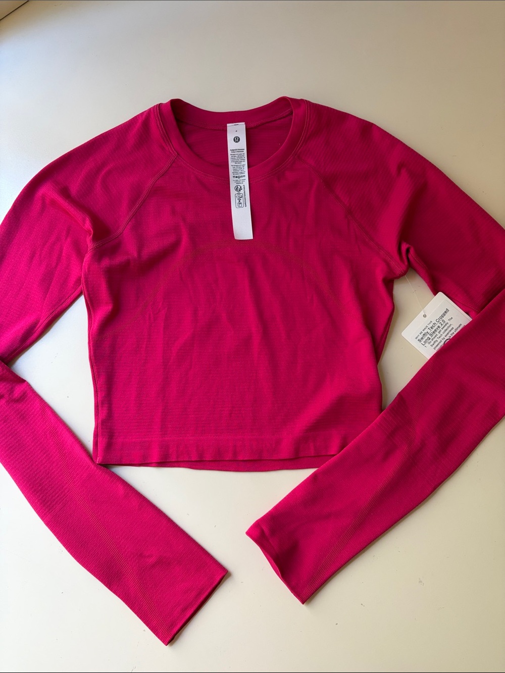 Lululemon Pink Swiftly Long Sleeve Top
